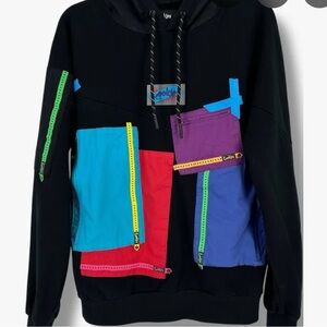 Cookies Colorful Patchwork Hoodie
